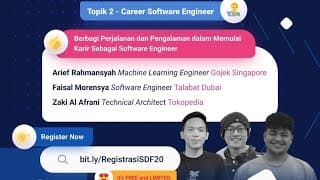 Panel Karir Software Engineer | Sriwijaya Digital Festival 2020