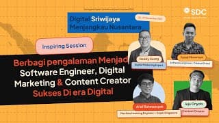 Pembukaan Sriwijaya Digital Conference 2021 &amp; Panel Inspiring Session