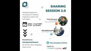 Karir Software Engineer (Sharing Session Bareng Faisal Morensya &amp; Rezi Apriliansyah)