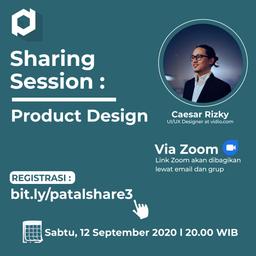 Sharing Session: Product Design