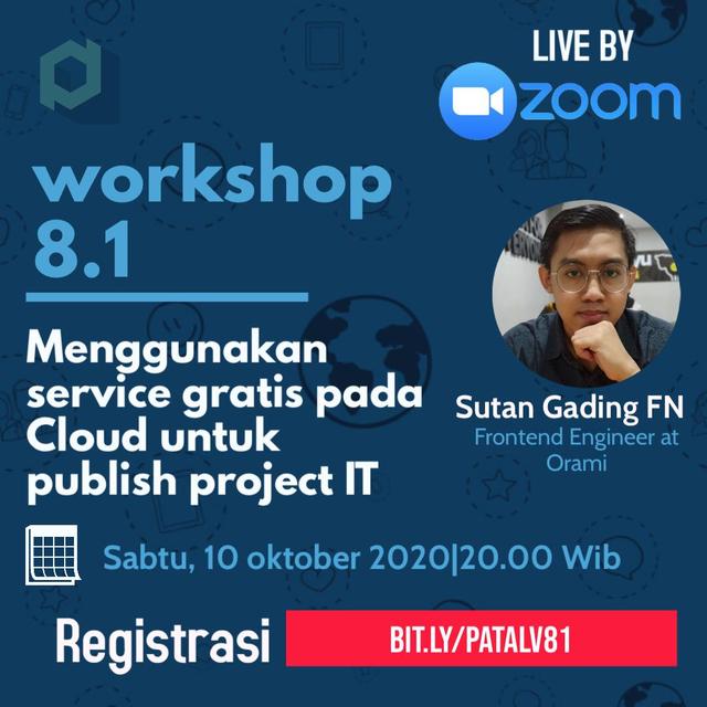 Workshop 8.1: Menggunakan Service Gratis di Cloud Untuk Publish Project IT