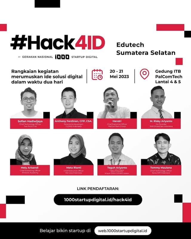 #Hack4ID - Edutech Sumatera Selatan